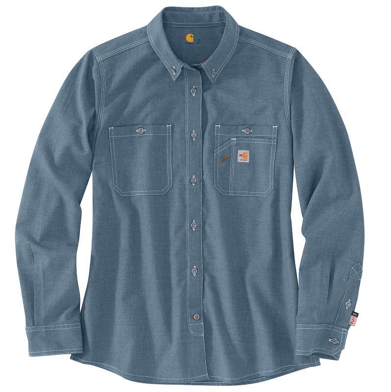Carhartt  Steel Blue Women's FR Force Sun Defender™ LS Shirt