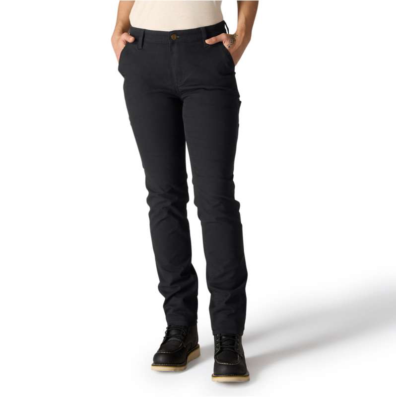 Carhartt  Black Women's Canvas Work Pant - Relaxed Fit - Rugged Flex®
