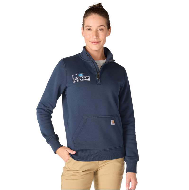 Carhartt  Navy Women's Clarksburg Quarter-Zip Sweatshirt