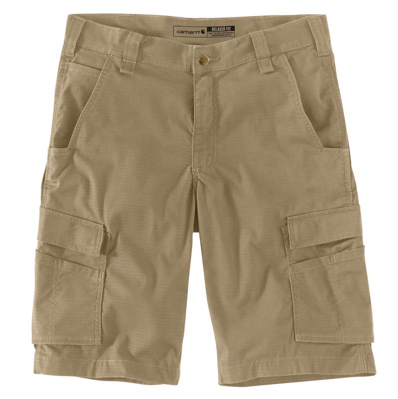 Carhartt  Dark Khaki Carhartt Force® Relaxed Fit Ripstop Cargo Work Short