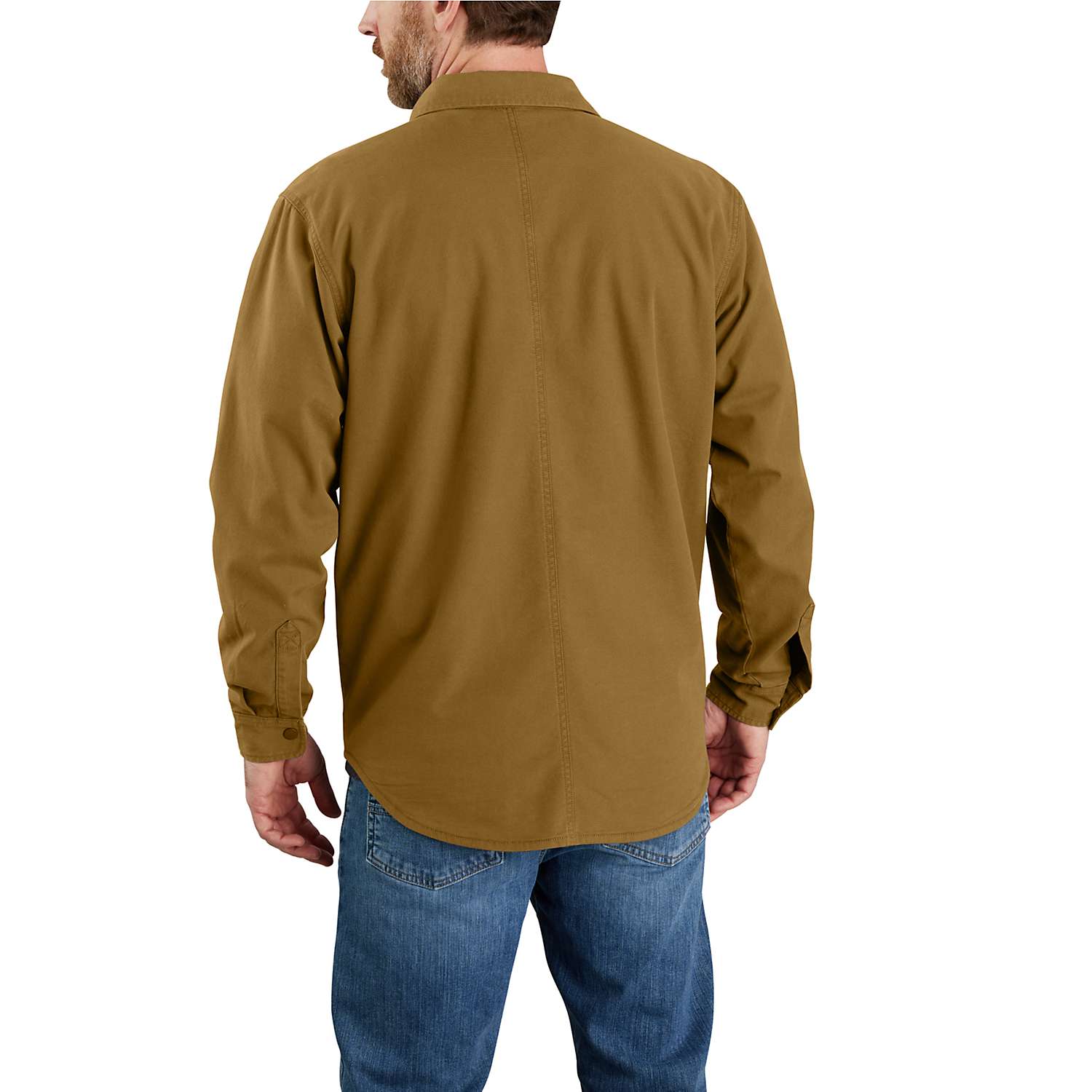 Additional thumbnail 3 of Rugged Flex® Relaxed Fit Canvas Fleece-Lined Shirt Jac