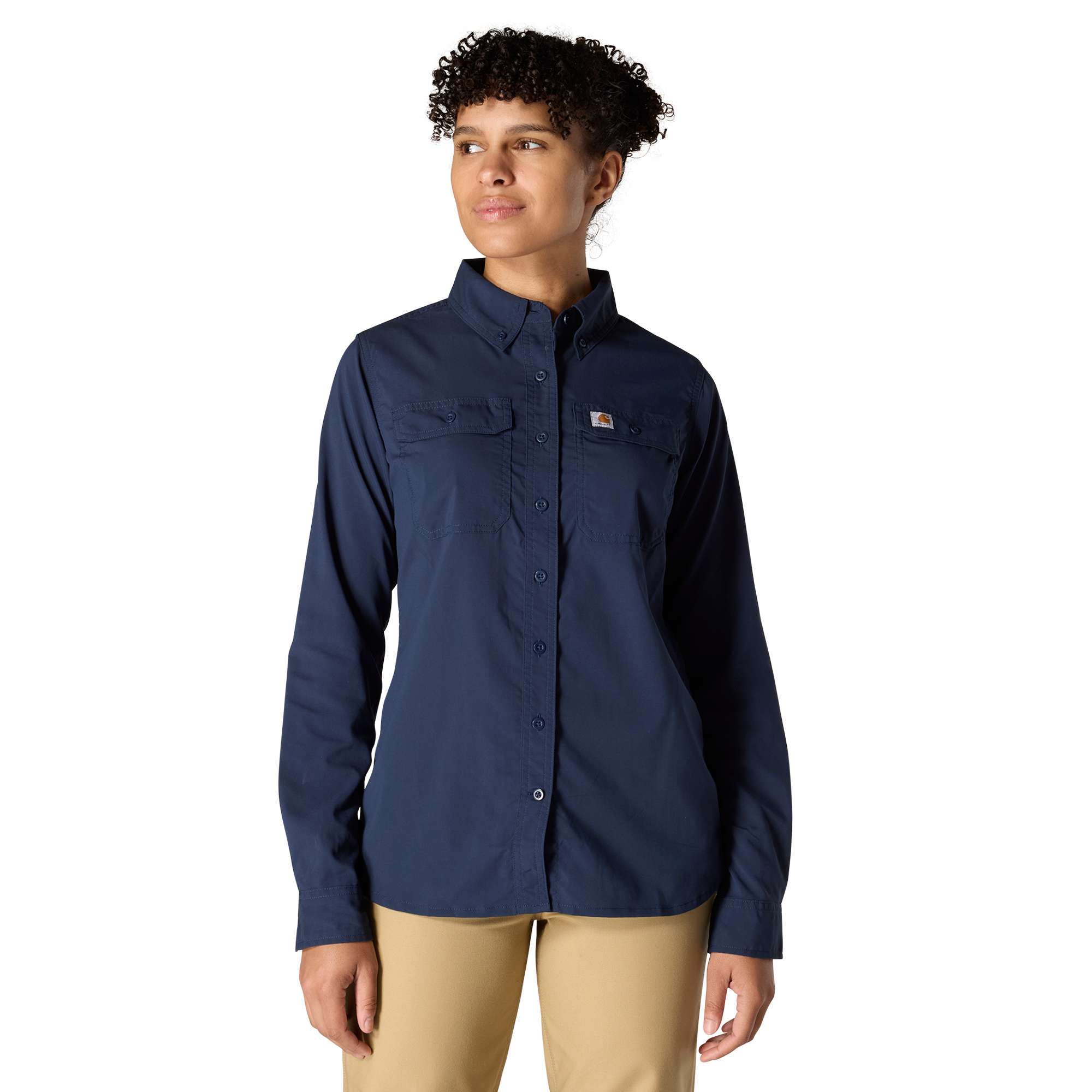 Additional thumbnail 1 of Women's Force Sun Defender™ Chambray Relaxed LS Shirt