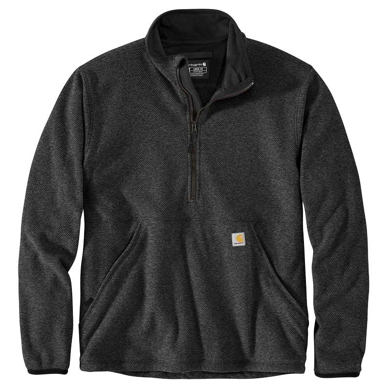 Carhartt  Carbon Heather M Half Zip RlxdFt Fleece Pullover
