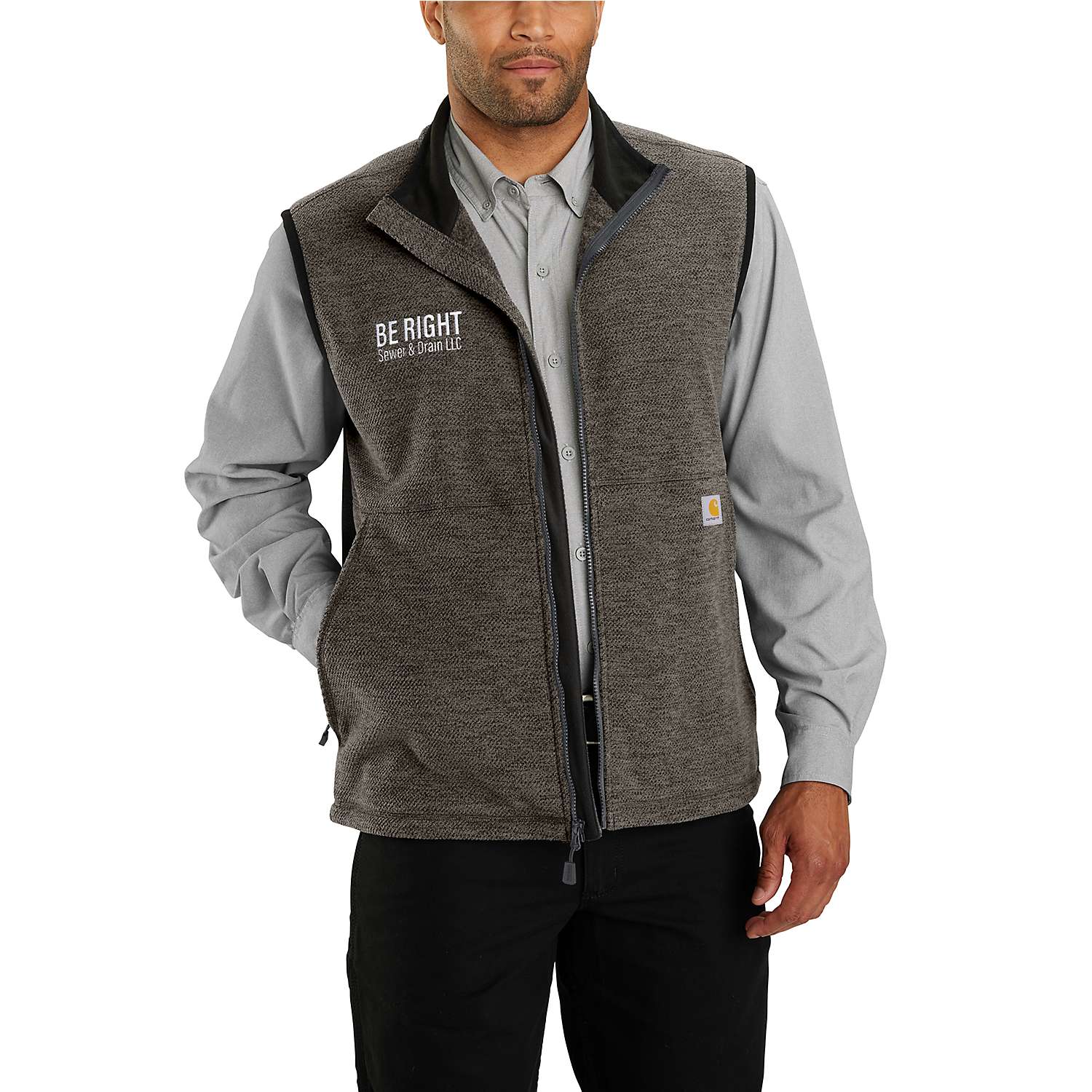 Additional thumbnail 1 of Full-Zip Relaxed Fit Fleece Vest