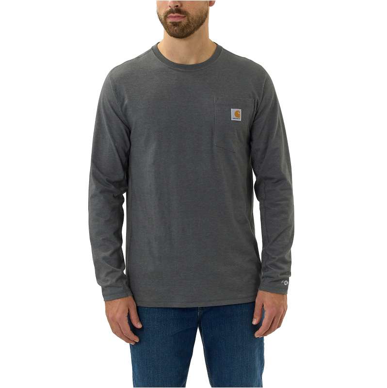 Carhartt  Carbon Heather Force Relaxed LS T-Shirt