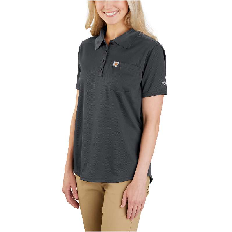 Carhartt  Shadow W Force  Rlxd Fit LW SS Pkt Polo