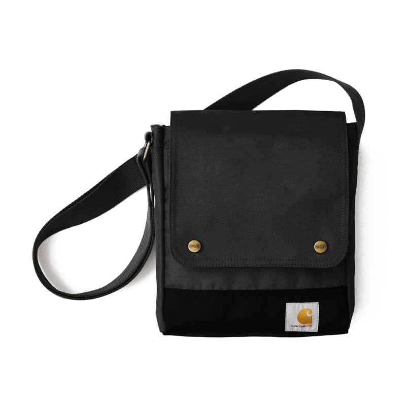 Carhartt  Black Crossbody Snap Bag
