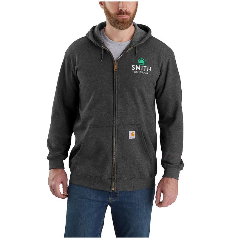 Carhartt  Carbon Heather Marquette Full-Zip Sweatshirt