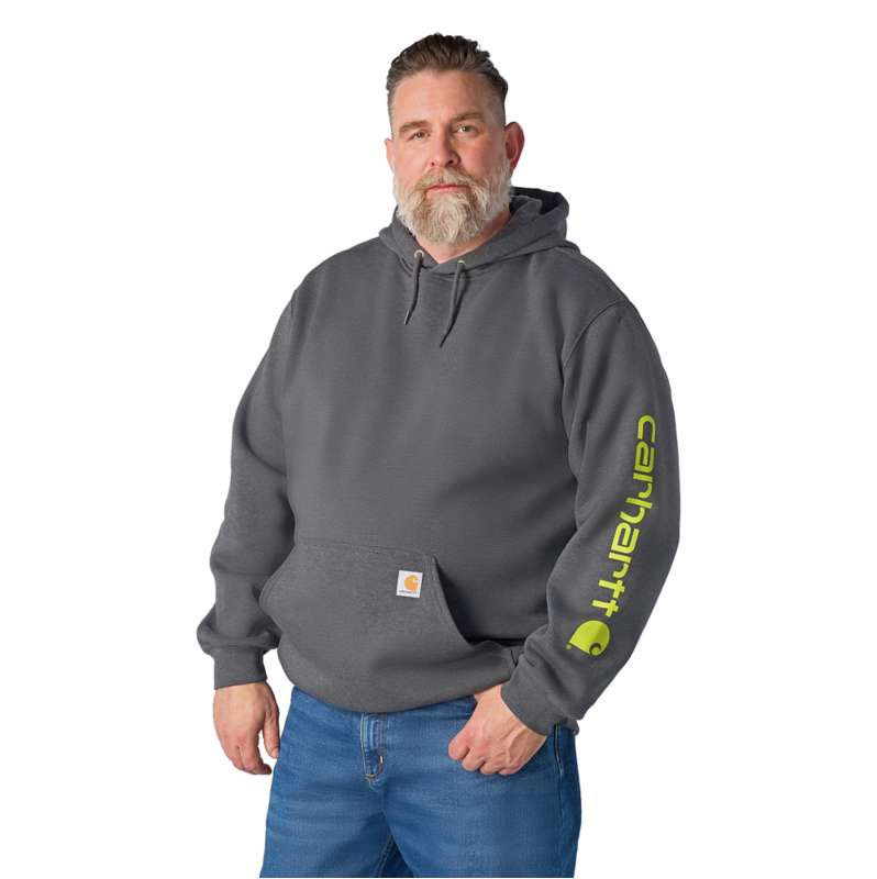 Carhartt  Carbon Heather Iconic K288 Logo Sweatshirt