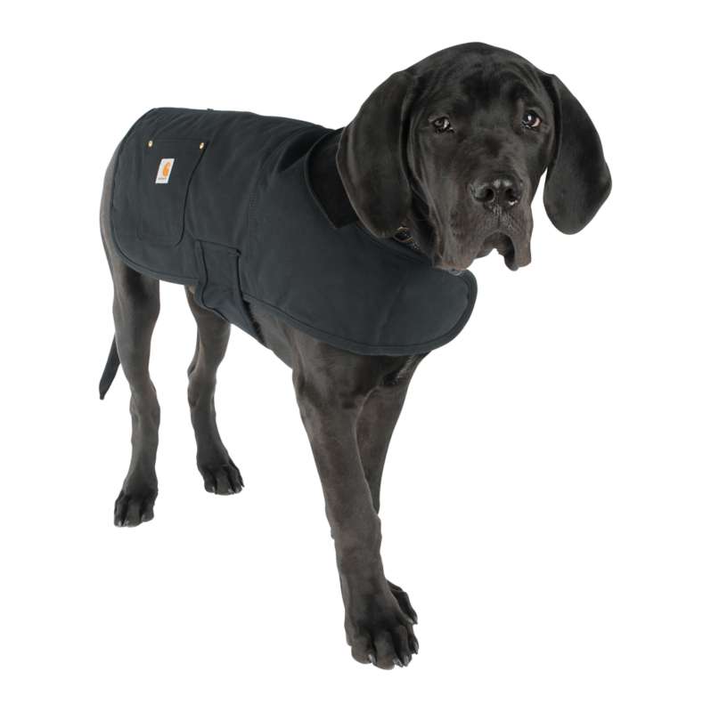 Carhartt  Black Firm Duck Insulated Dog Chore Coat