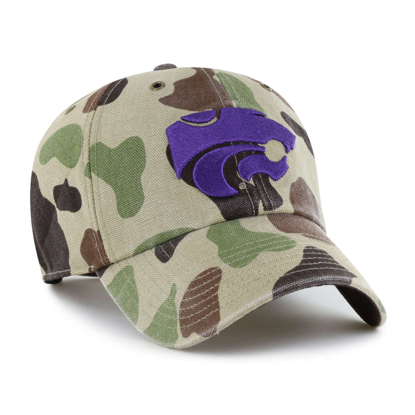 Мужская бейсболка '47 Kansas State Wildcats Camo Clean Up для Carhartt, цвет: Камуфляжный — фото 4