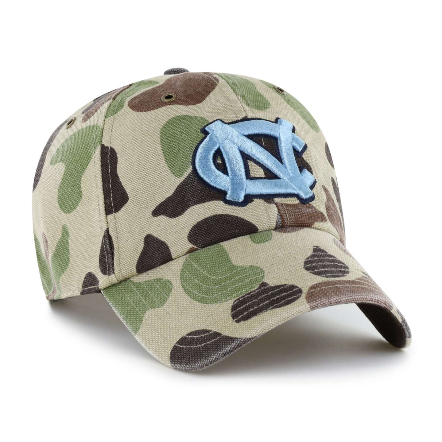 Бейсболка Carhartt North Carolina Tar Heels '47 Clean Up, камуфляжная, цвет: Камуфляжный — фото 4