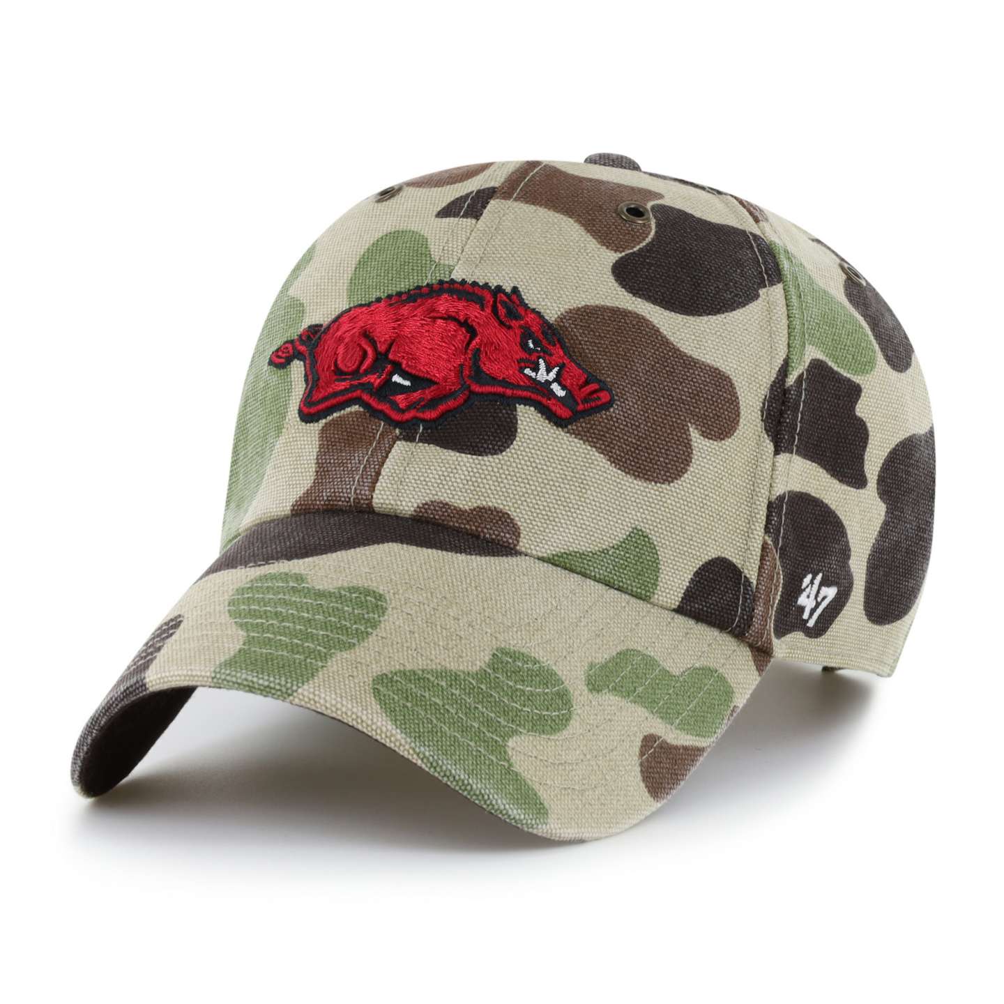 Бейсболка '47 Arkansas Razorbacks Camo Clean Up для Carhartt, цвет: Камуфляжный — фото 1