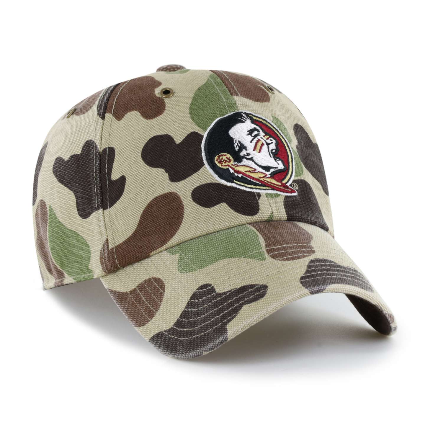Мужская бейсболка '47 Florida State Seminoles Camo Clean Up для Carhartt, цвет: Камуфляжный — фото 4