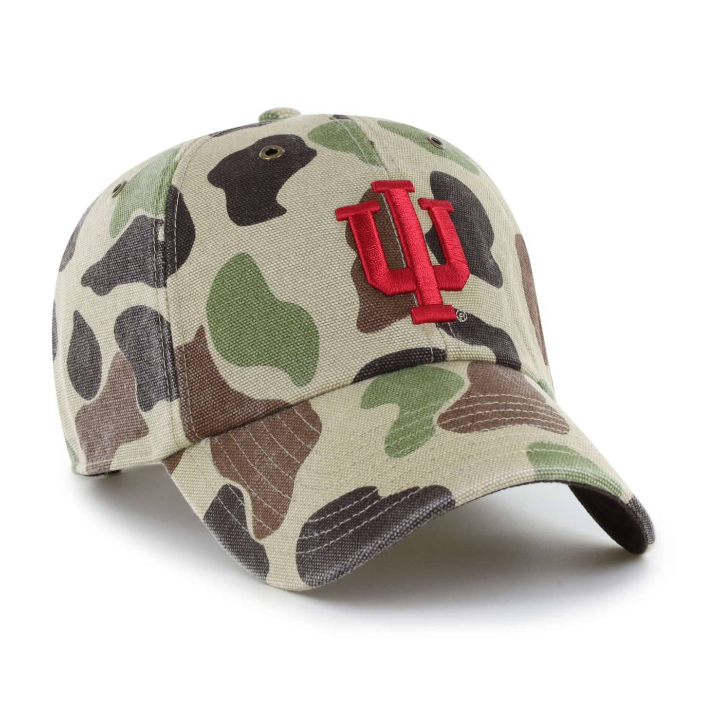 Мужская бейсболка '47 Indiana Hoosiers Camo Clean Up для Carhartt, цвет: Камуфляжный — фото 4