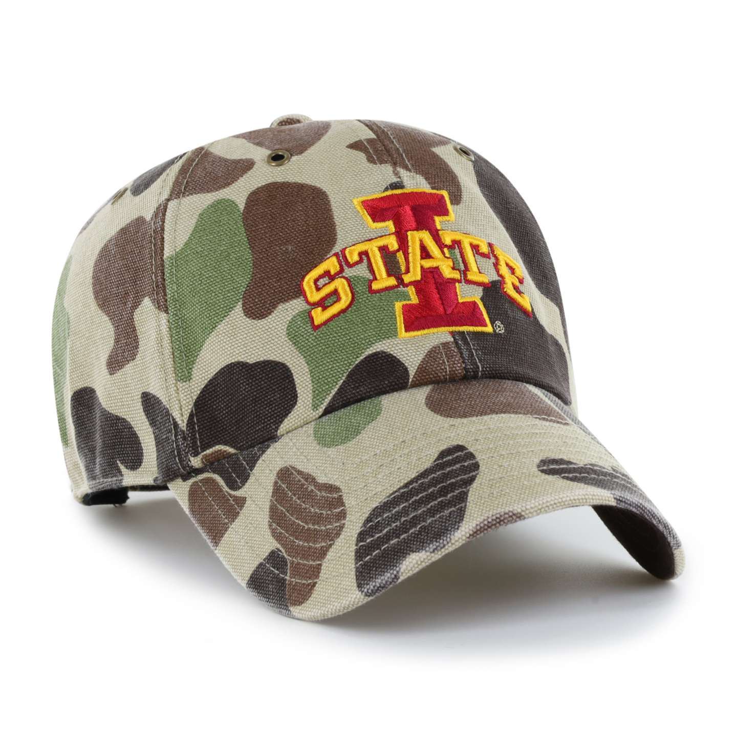 Мужская бейсболка '47 Iowa State Cyclones Camo Clean Up для Carhartt, цвет: Камуфляжный — фото 4