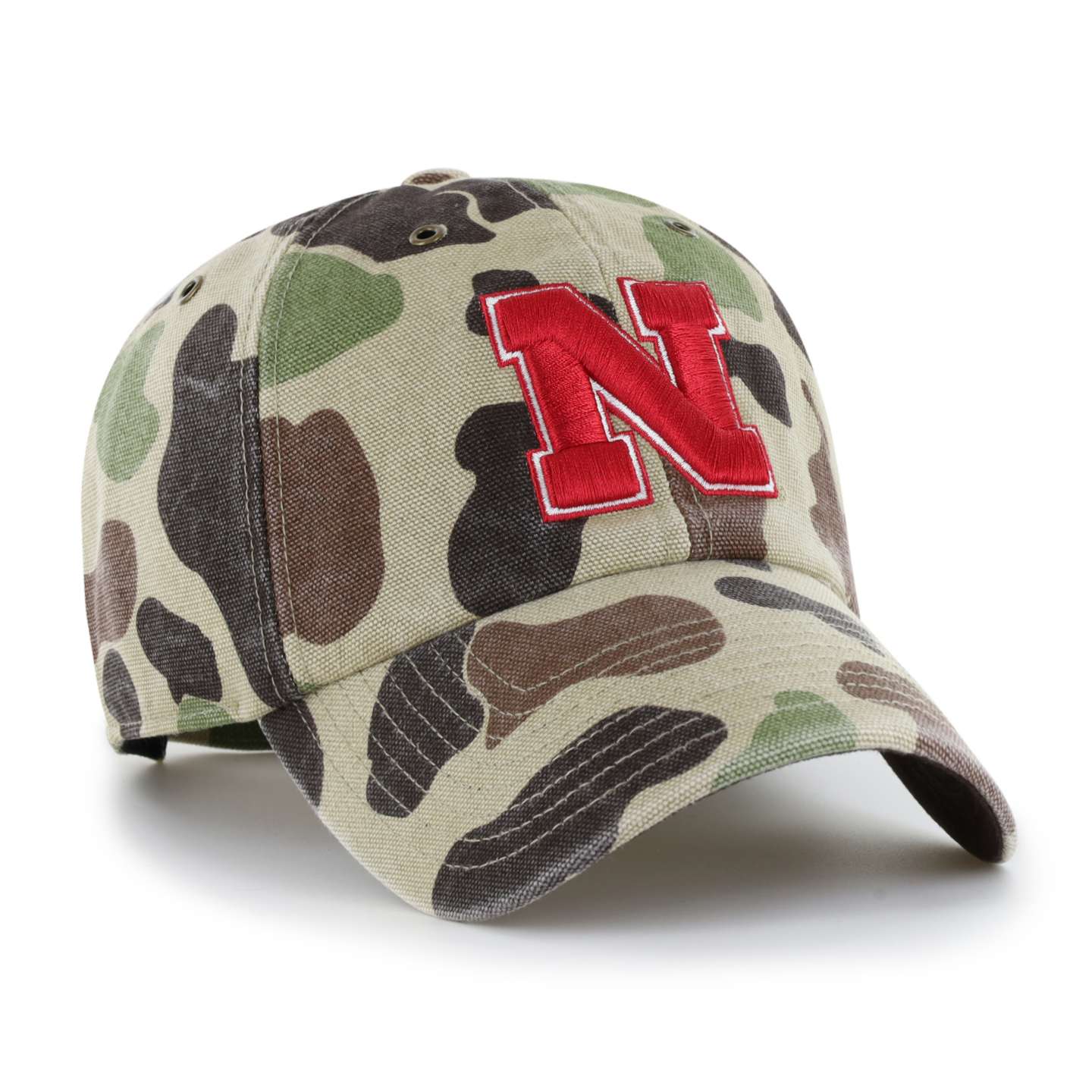Мужская бейсболка '47 Nebraska Cornhuskers Camo Clean Up для Carhartt, цвет: Камуфляжный — фото 4