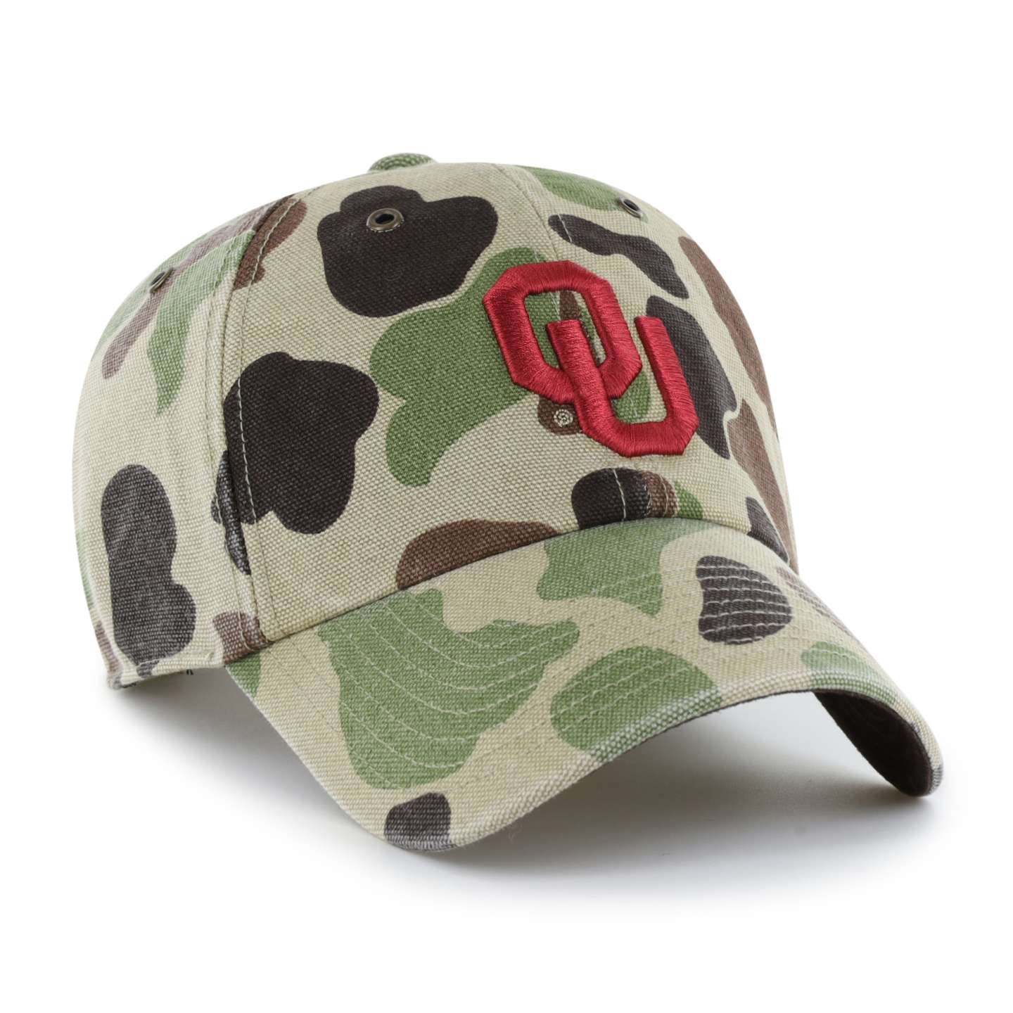 Мужская бейсболка '47 Oklahoma Sooners Camo Clean Up для Carhartt, цвет: Камуфляжный — фото 4
