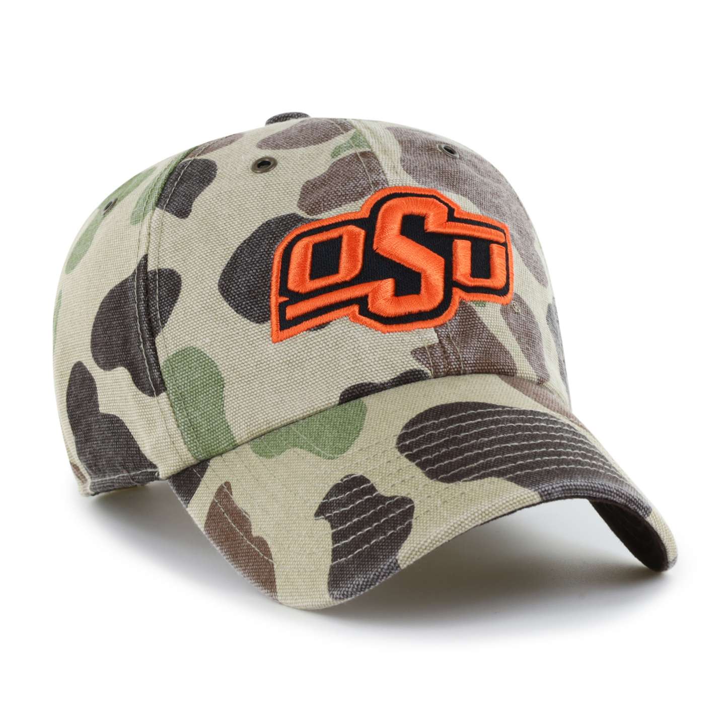 Мужская бейсболка '47 Oklahoma State Cowboys Camo Clean Up для Carhartt, цвет: Камуфляжный — фото 4