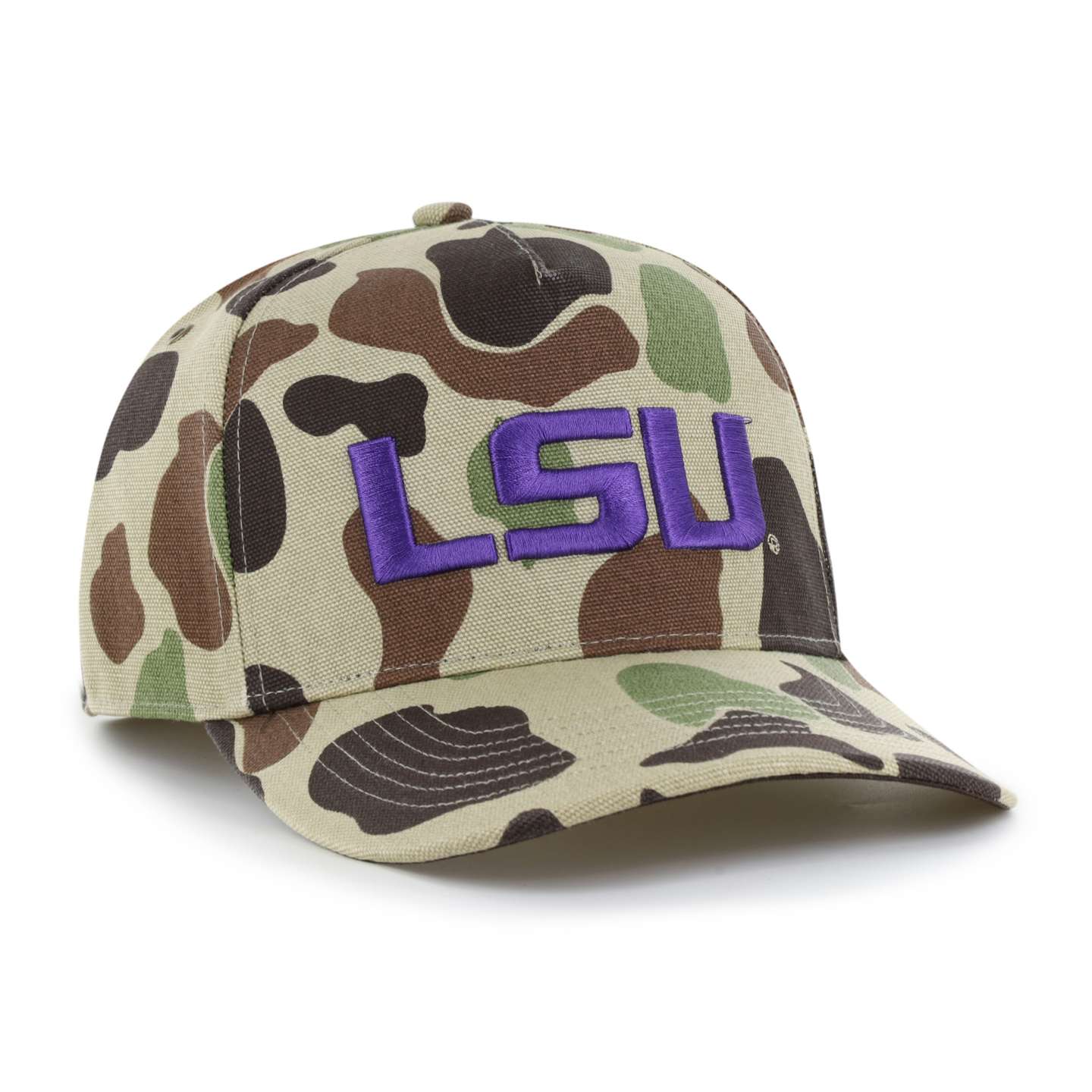Мужская бейсболка '47 Louisiana State Tigers Camo Hitch для Carhartt, цвет: Камуфляжный — фото 4