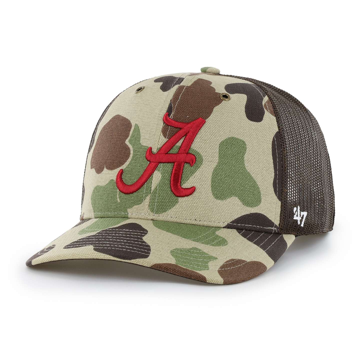 Кепка-тракер '47 Alabama Crimson Tide Camo Trucker для Carhartt, цвет: Камуфляжный — фото 1