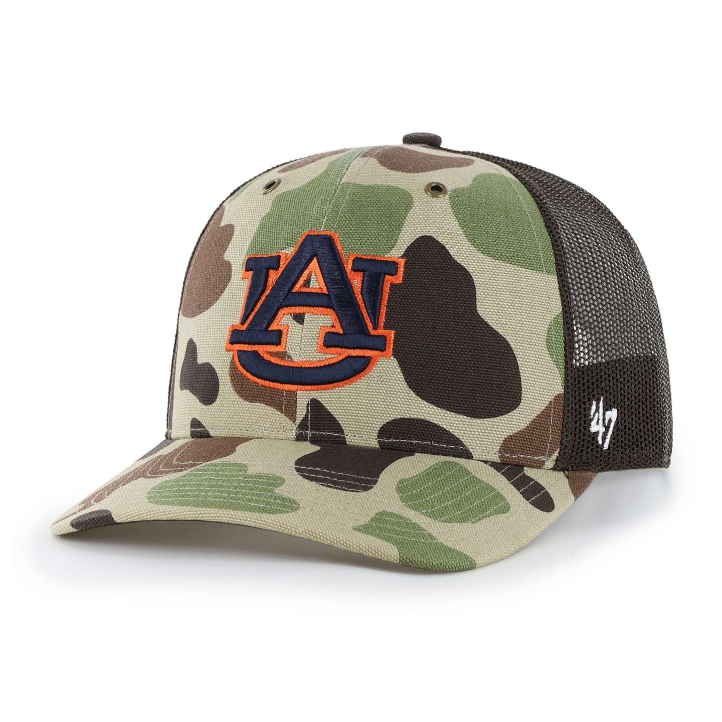 Кепка-тракер '47 Auburn Tigers Camo Trucker для Carhartt, цвет: Камуфляжный — фото 1