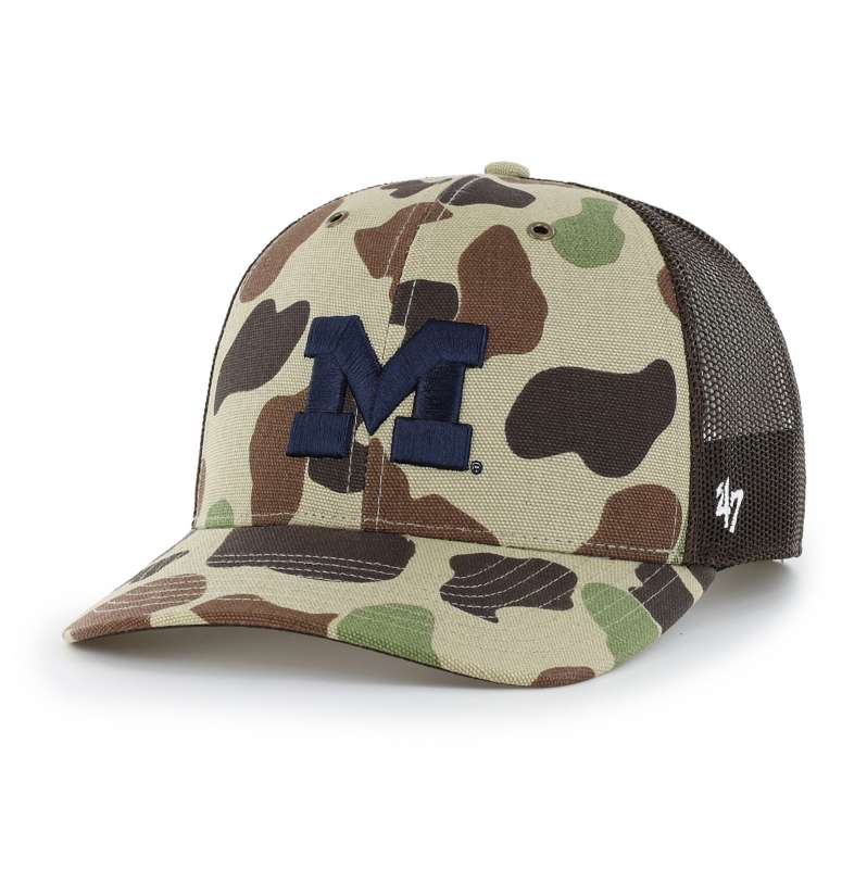 Carhartt  1972 Duck Camo Michigan Wolverines '47 Camo Trucker