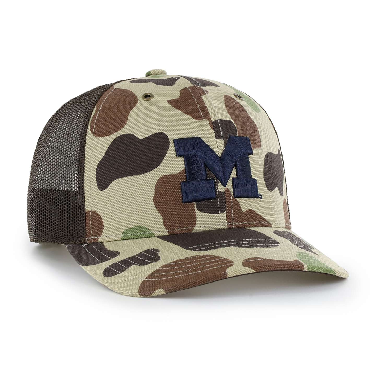 Мужская кепка-тракер '47 Michigan Wolverines Camo Trucker для Carhartt, цвет: Камуфляжный — фото 4