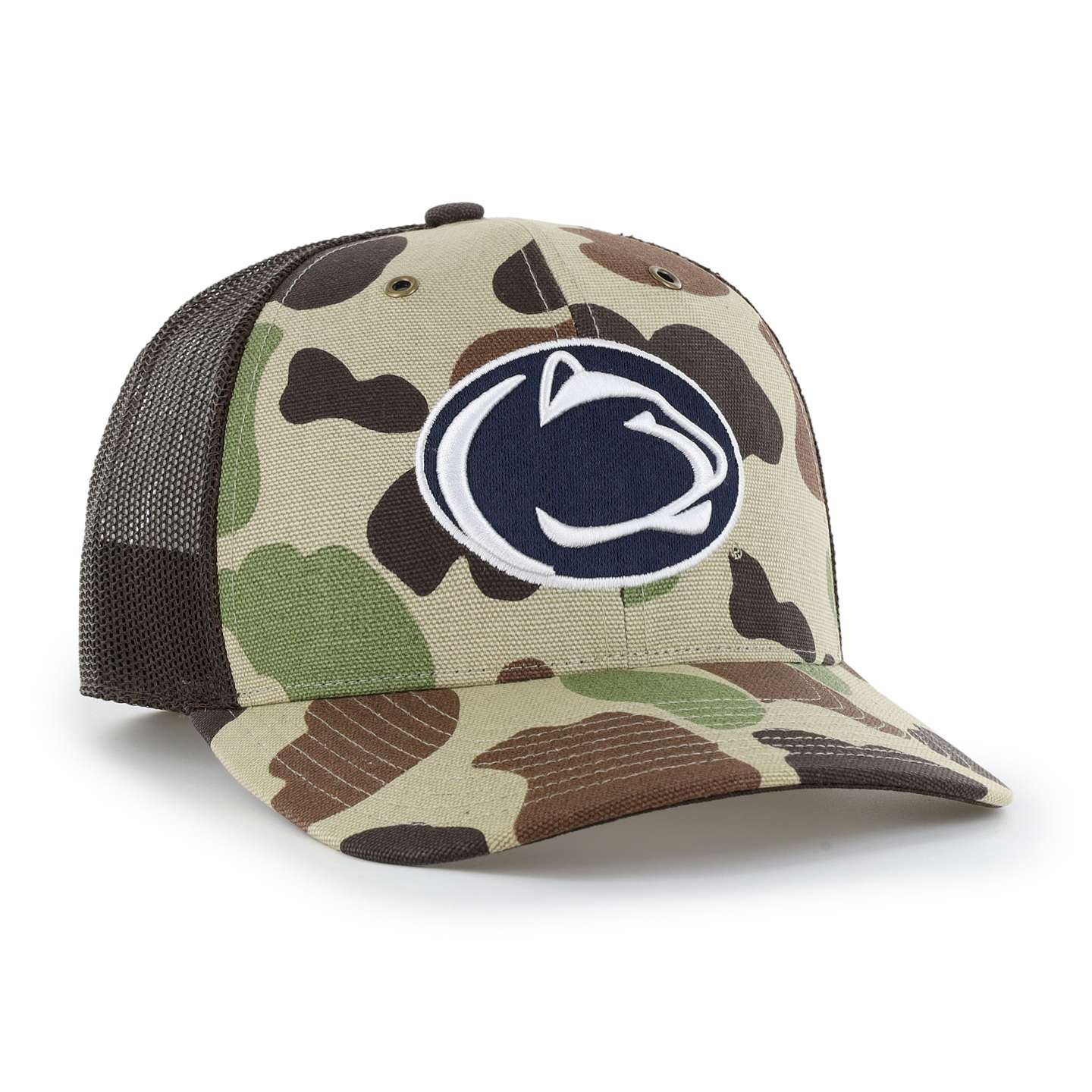 Мужская кепка-тракер '47 Penn State Nittany Lions Camo Trucker для Carhartt, цвет: Камуфляжный — фото 4
