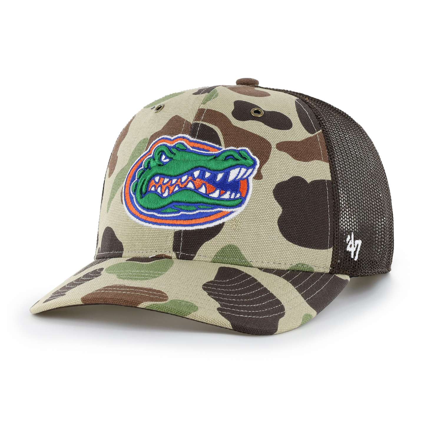 Мужская кепка-тракер '47 Florida Gators Camo Trucker для Carhartt, цвет: Камуфляжный — фото 1