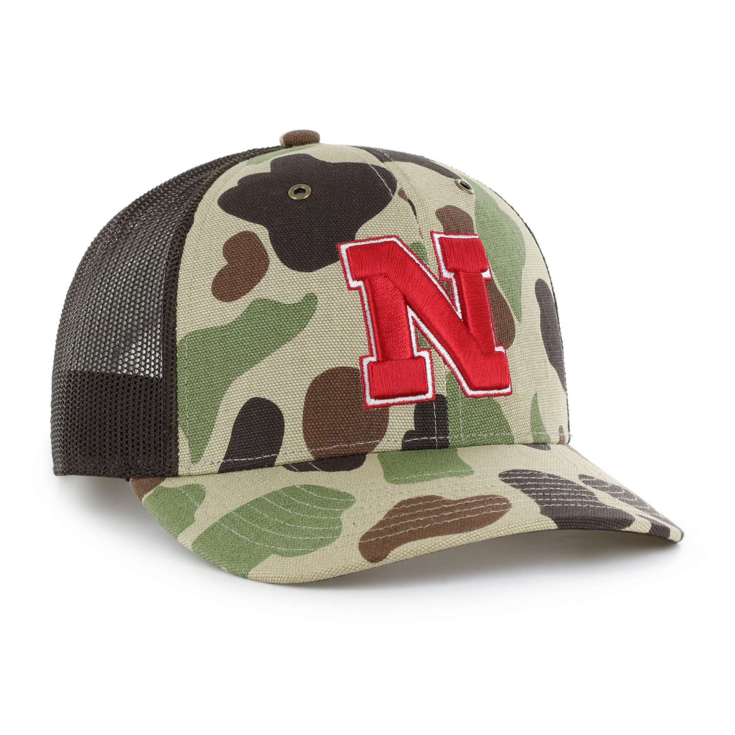 Мужская кепка-тракер '47 Nebraska Cornhuskers Camo Trucker для Carhartt, цвет: Камуфляжный — фото 4