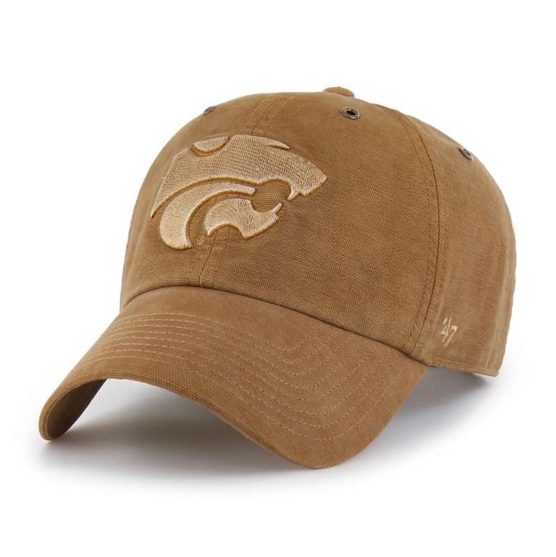 Carhartt  Worn Brown Kansas State Wildcats '47 Dyed Clean Up