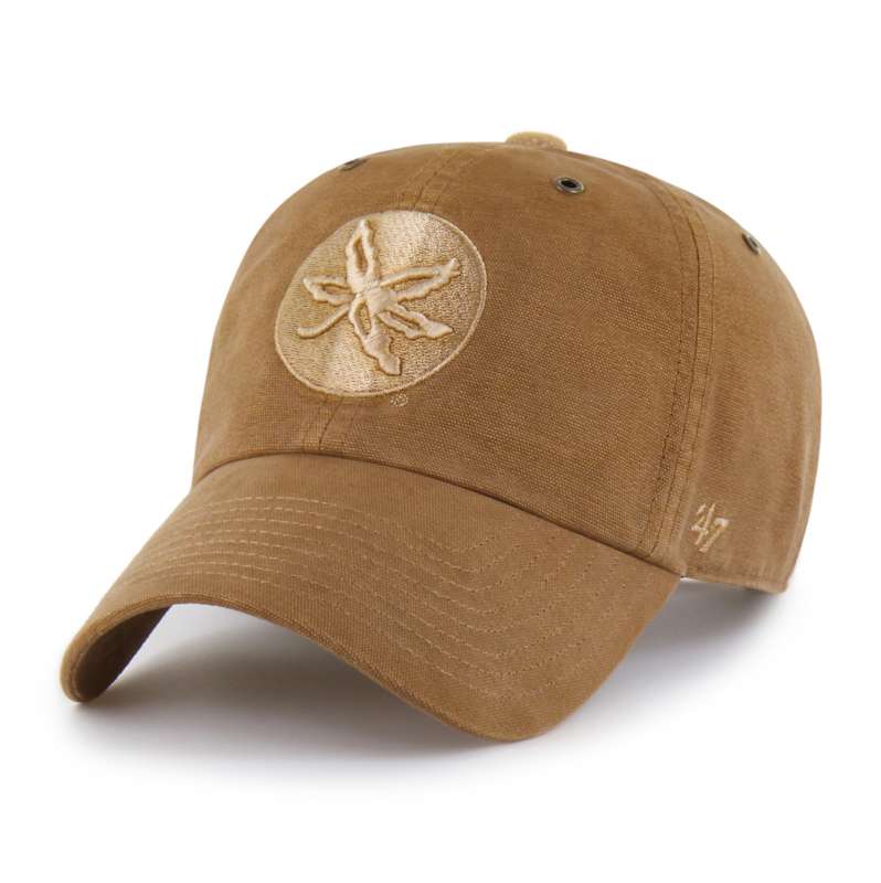 Carhartt  Worn Brown Ohio State Buckeyes '47 Dyed Clean Up