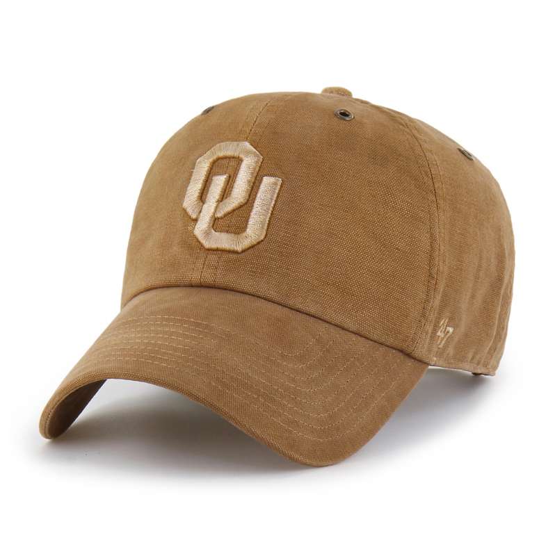 Carhartt  Worn Brown Oklahoma Sooners '47 Dyed Clean Up