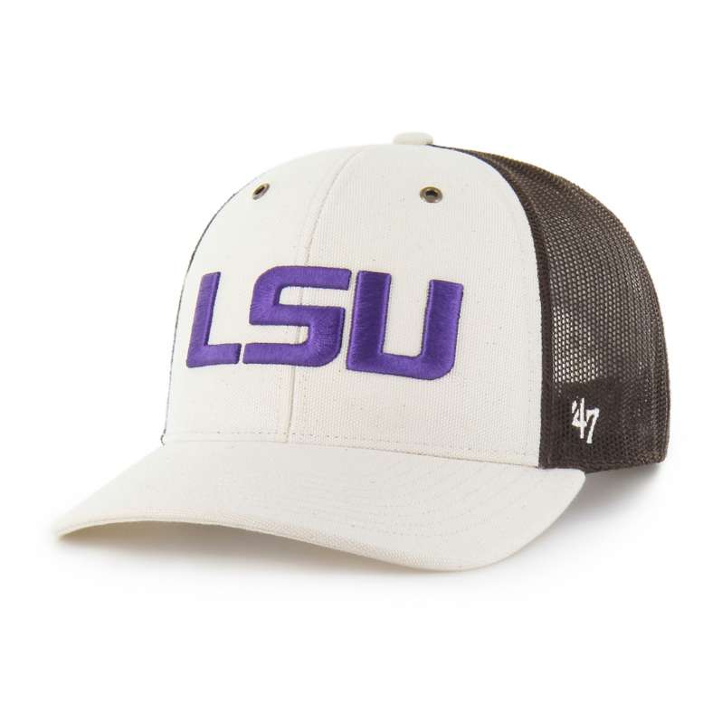 Carhartt  Natural Louisiana State Tigers '47 Undyed Trucker