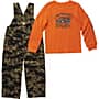 Additional thumbnail 1 of Long Sleeve T-Shirt & Canvas Camo Overall Set