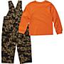 Additional thumbnail 2 of Long Sleeve T-Shirt & Canvas Camo Overall Set