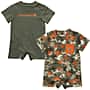 Additional thumbnail 1 of Boys' Short-Sleeve Outdoor Camo 2-Piece Romper Set