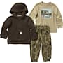 Additional thumbnail 1 of Boys' Long-Sleeve Graphic T-Shirt, Fleece Jacket and Canvas Pant 3-Piece Set