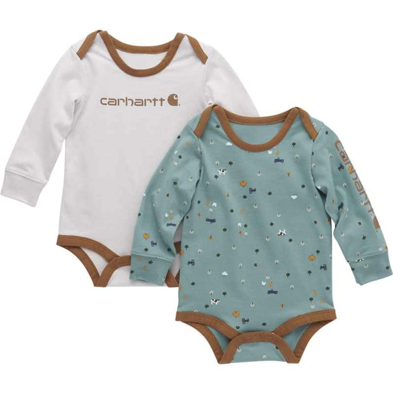 Carhartt  Patina Boys' Long-Sleeve Bodysuit 2pc Set (Infant)