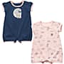 Additional thumbnail 1 of Girls' Short-Sleeve On the Farm 2-Piece Romper Set