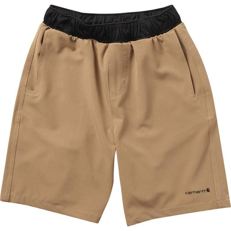 Carhartt  Dark Khaki Boys' Rugged Flex® Loose Fit Ripstop Work Shorts