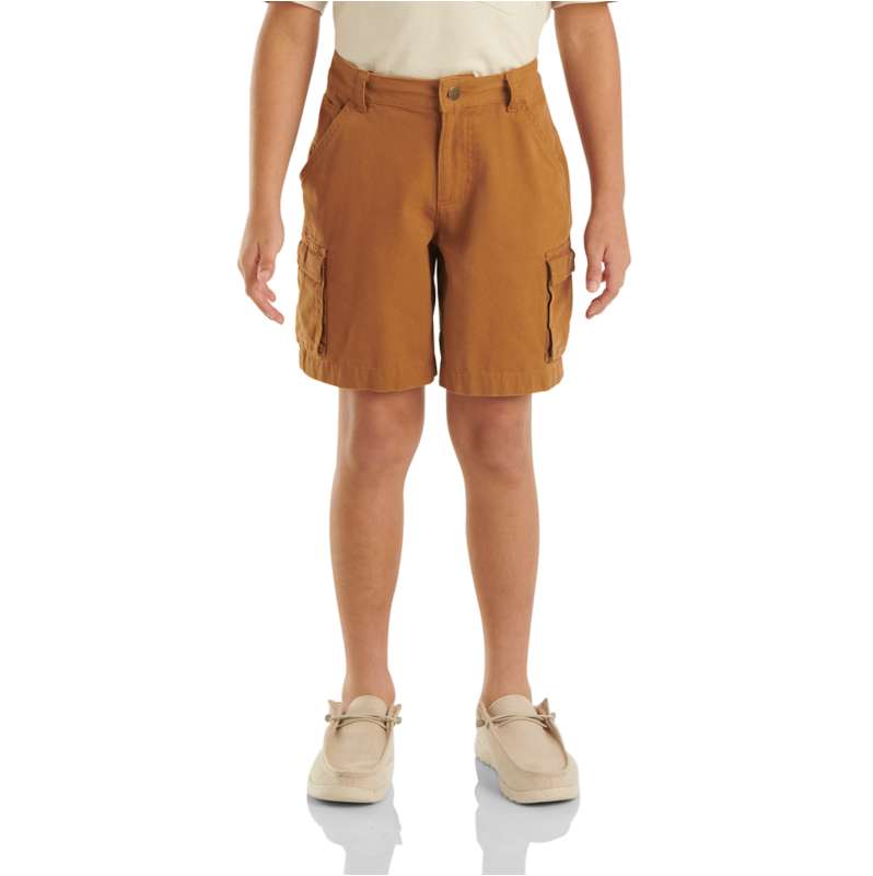 Carhartt  Carhartt Brown Boys' Canvas Cargo Work Shorts (Child/Youth)