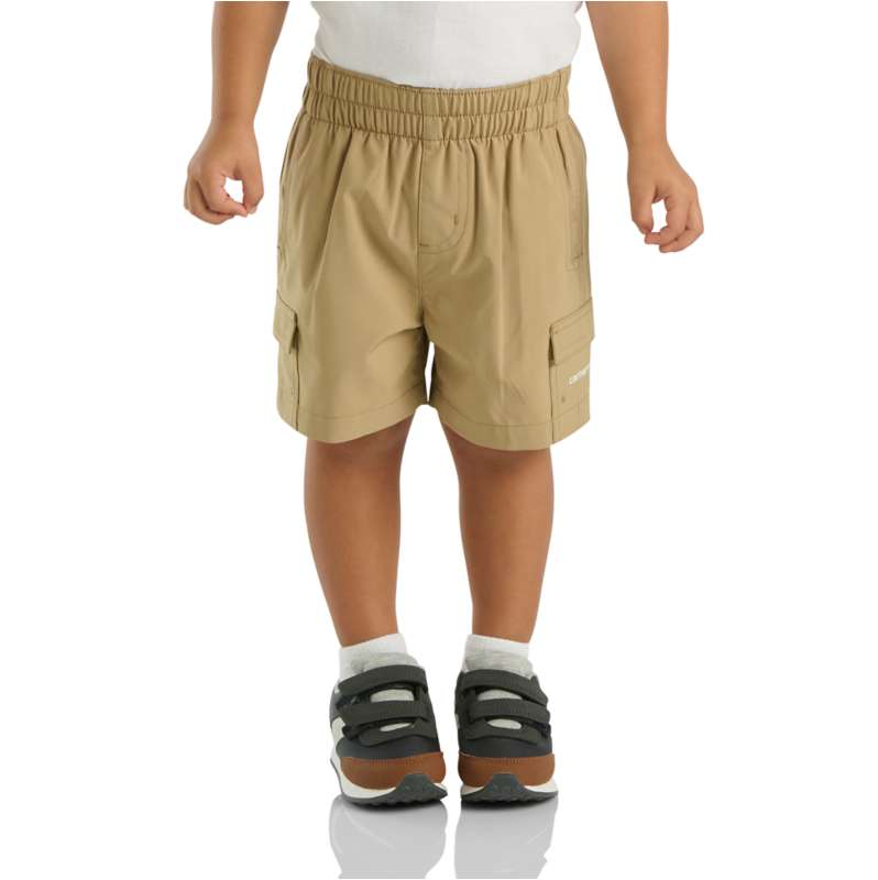 Carhartt  Dark Khaki Boys' Rugged Flex®  Amphibian Elastic  Short (Infant/Toddler)