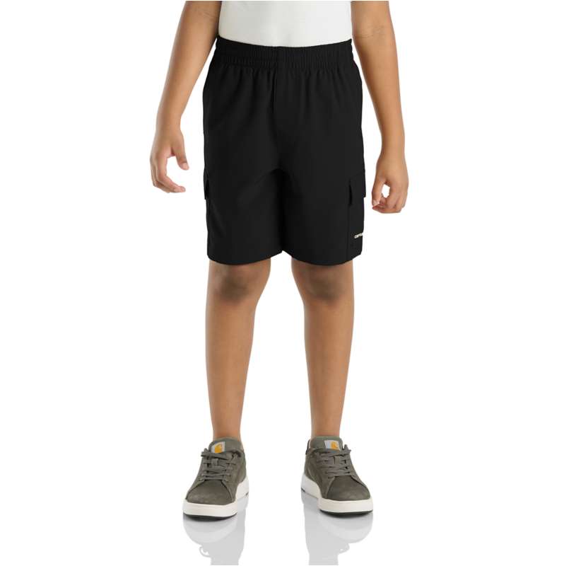 Carhartt  Black Boys'  Rugged Flex® Ripstop Amphibian Work Short (Child)