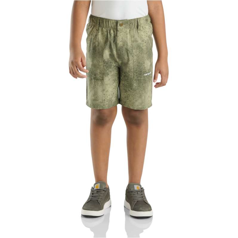 Carhartt  Sage Boys' LWD Cloud Camo Short (Child/Youth)