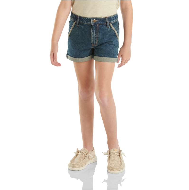 Carhartt  Coldwater Girls' Rugged Flex® Denim Shorts (Child/Youth)