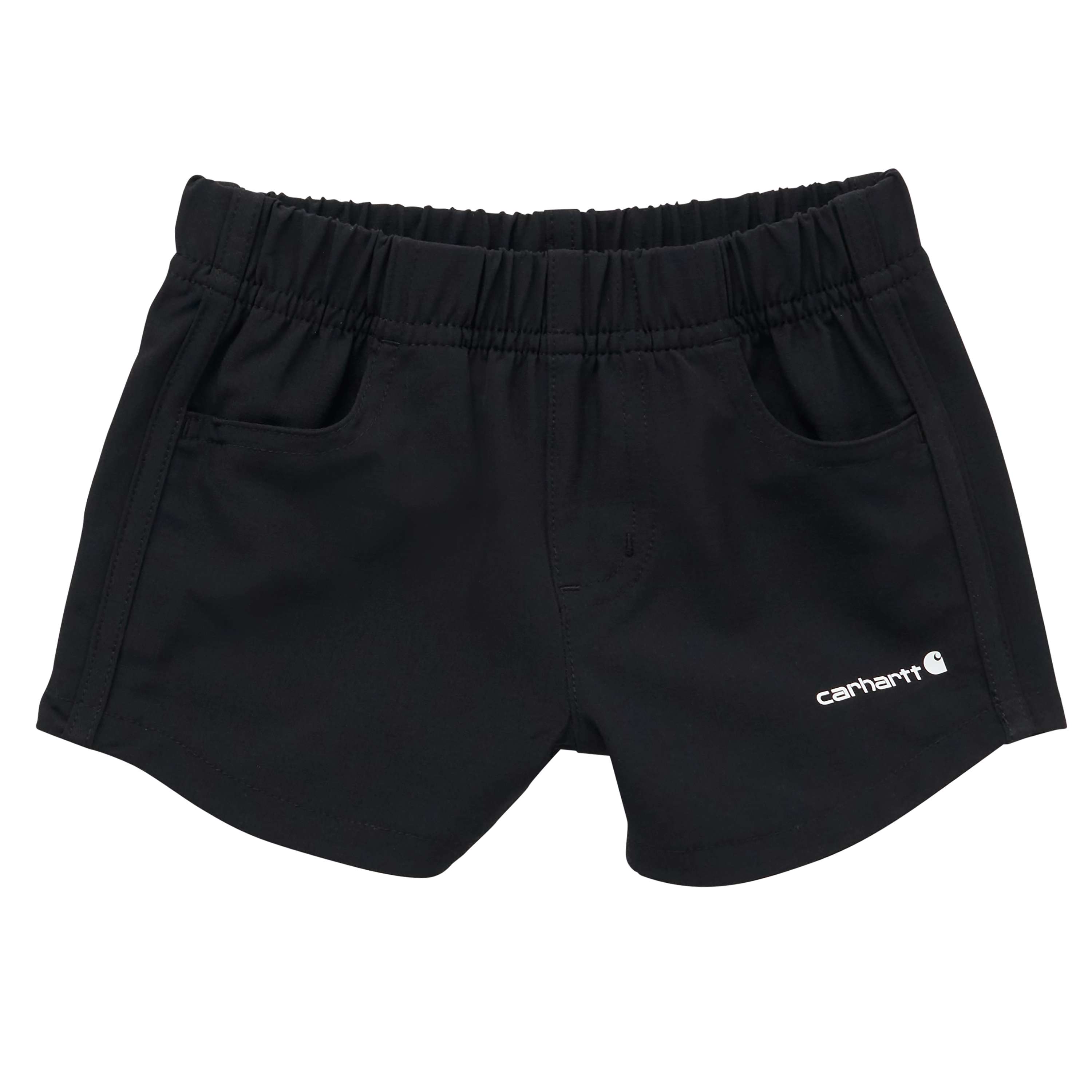 Carhartt Girls' Elastic Waistband Rugged Flex® Ripstop Shorts (Infant/Toddler)