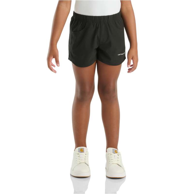 Carhartt  Black Girls' Rugged Flex® Ripstop Short (Child/Youth)