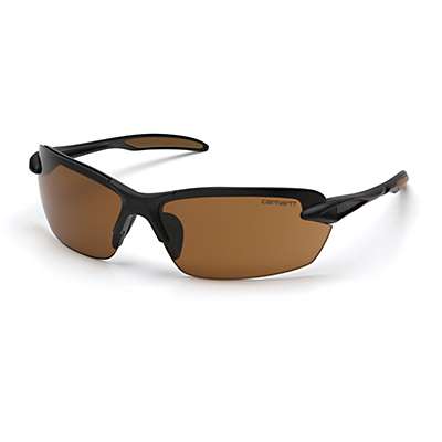 Carhartt Men's Sandstone Bronze Polarized Spokane® Safety Glasses